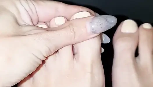 Footfetish Sexy Pedicure