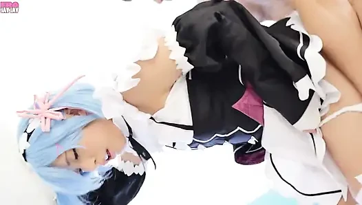 Rem Anime Cosplay Jepang -