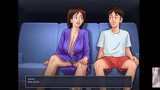 "SUMMER TIME SAGA"NEUES UPDATE! MILF-STIEFMUTTER DEBBIE HAT MICH BEIM WICHSEN ERWISCHT!!