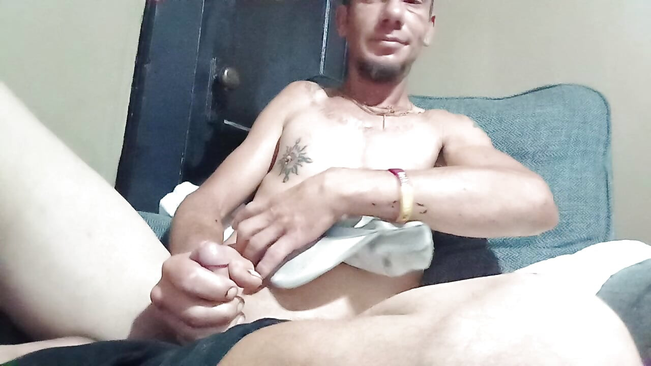 Getting used to camera, cum on!