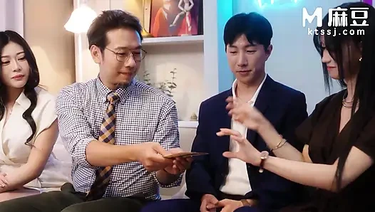 ModelMedia Asia - A Chinese-Korean Couple's Naughty Wife-Swapping Foursome