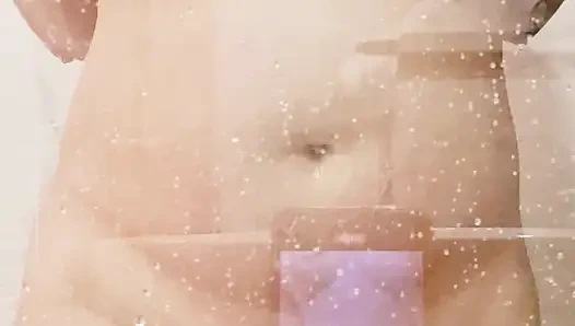 Красивое тело в пене