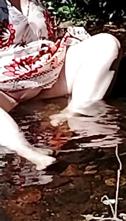 I took my stepmother to see a stream, and she ended up taking off all her clothes in front of me.