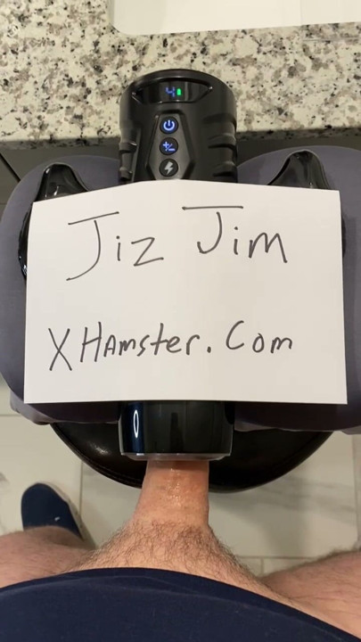 My Xhamster verification video Ends with a Cumshot!
