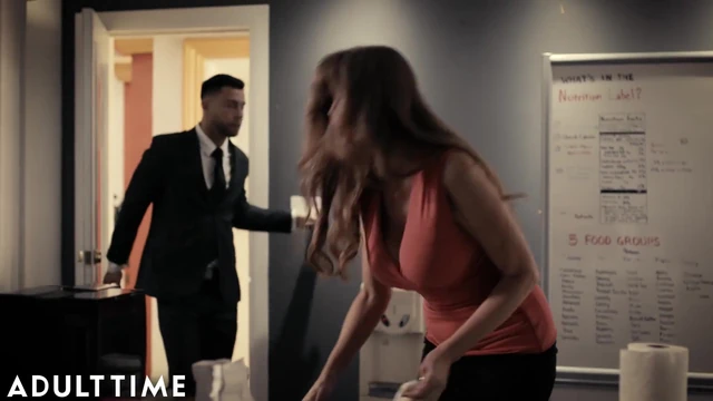 ADULT TIME Busty Mature Darla Fucks Young Stud Boss at Work