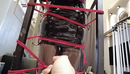 Mz32 - Bound Within a Metal Device, Reaching a Vibrating Climax.