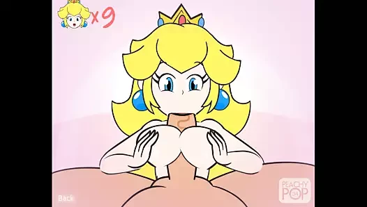 Super Smash Girls Titfuck! Peach