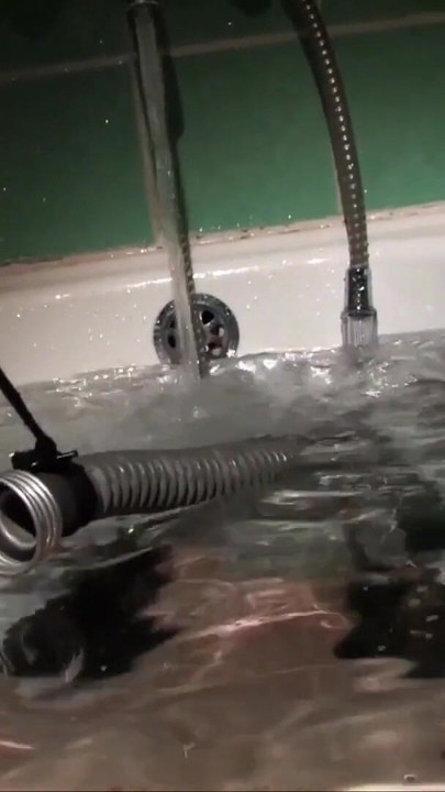 Thrilling moment from "Yasemin's Bathtub Humiliation"