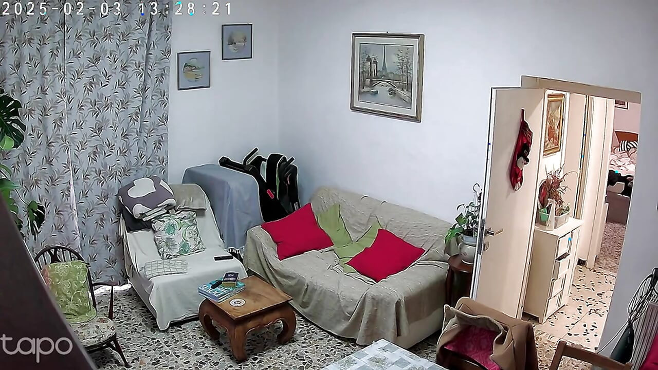 Nude at home
