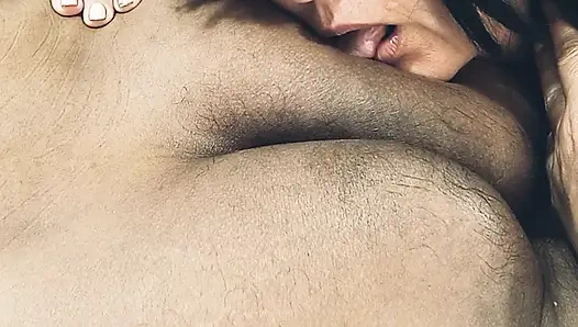 My Girlfriend Touches my cock, While i'm enjoying
