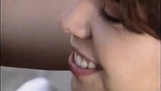 Romantic pussy licking on the table