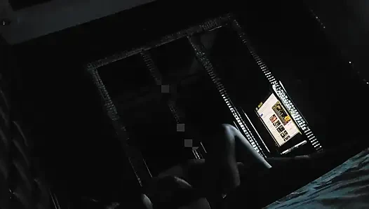 I fuck her very hard in motel room with background music