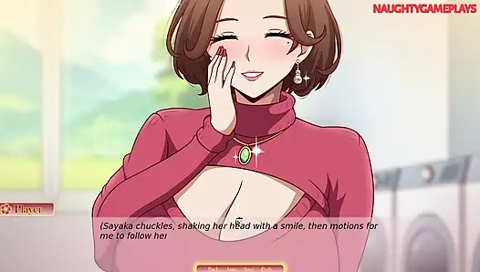 Sayaka My Naughty Milf Neighbor By Erebeta - Sexy Big Tits Stepmom Enjoying HOT SEX With Her New Neighbor