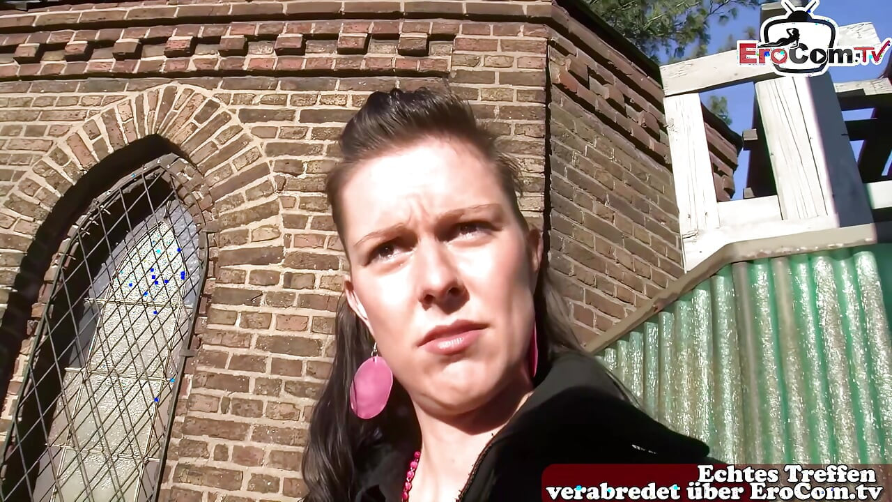German Milf Picked up on Street for first Masturbation Casting