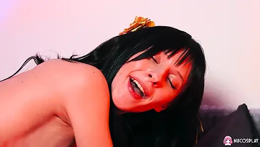 Gadis seksi stella bliss dengan toket besar lagi asik ngentot sama pacarnya.