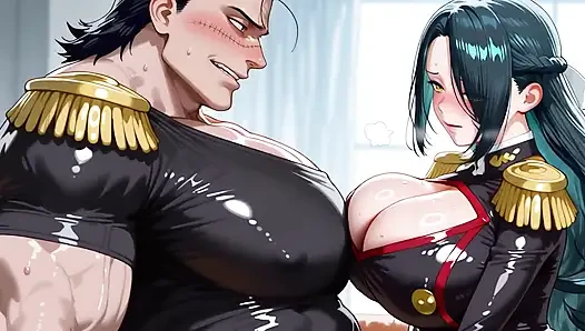 Crocodile (OP) x fubuki (tentara yang dirantai)