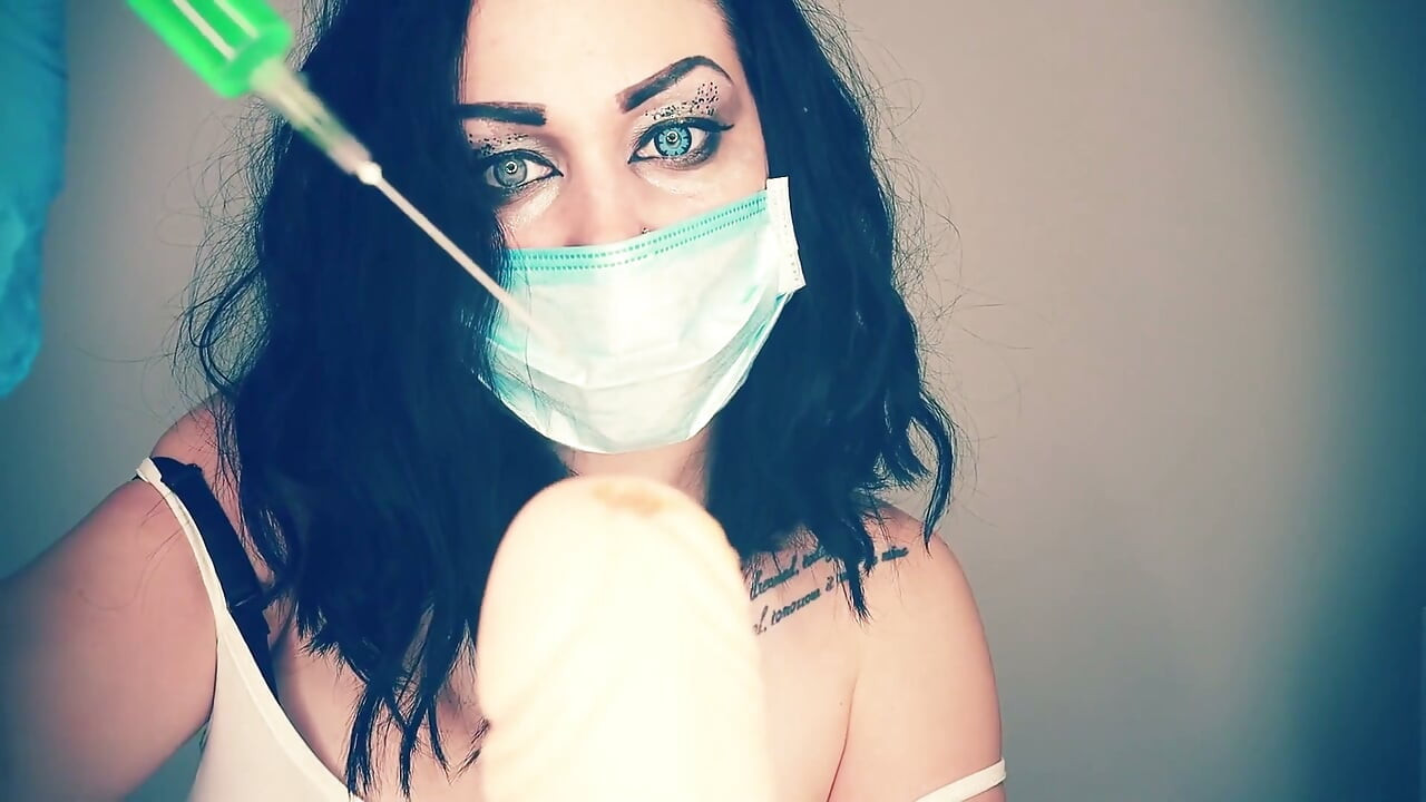 Psycho injecting inside of your int0xicated dick, anus and mouth acid and cumming while you scalding