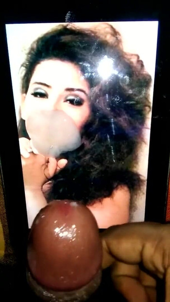 Jaw-dropping moment from "horny cum tribute to the mast maal Manisha Koirala"