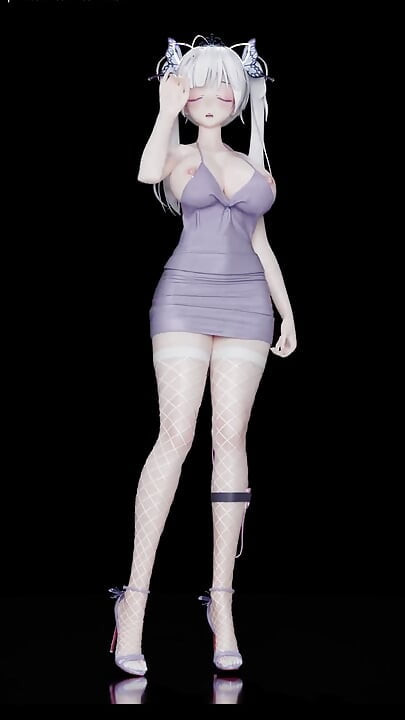 Exid - medias de rejilla blancas rosas calientes; Tapón trasero; Colas de caballo gemelas