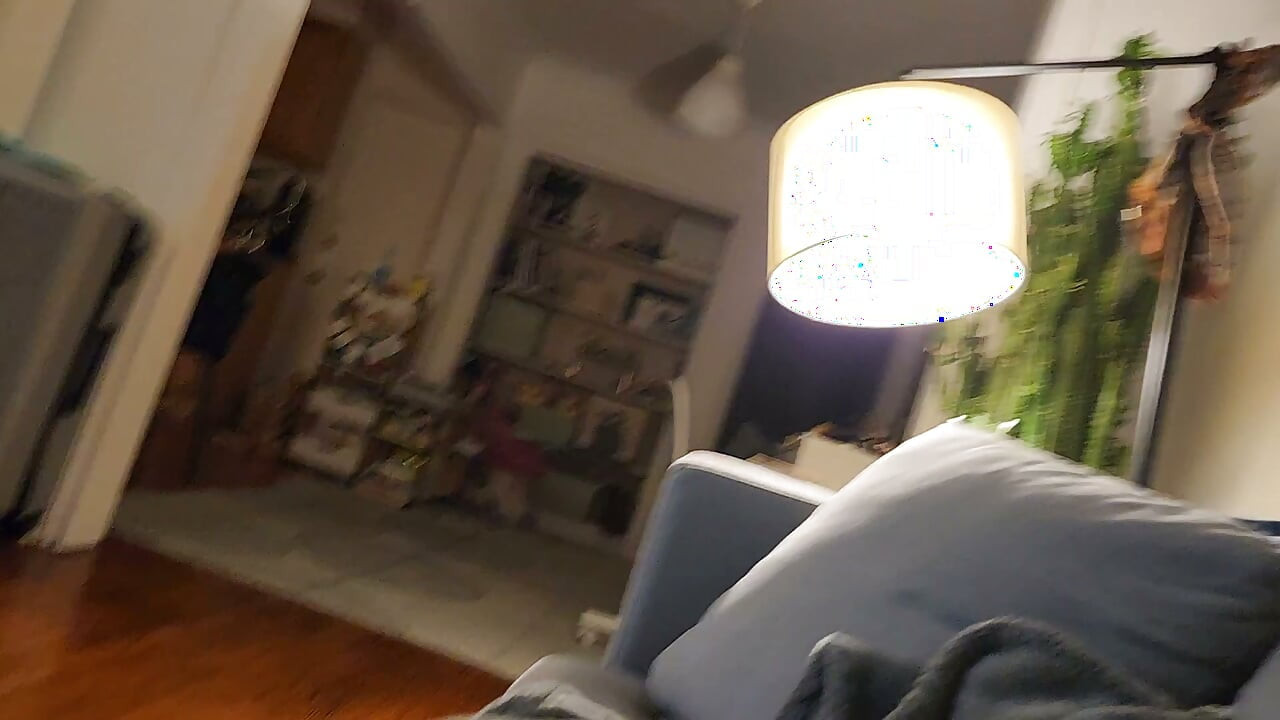 Getting cock sucked on couch