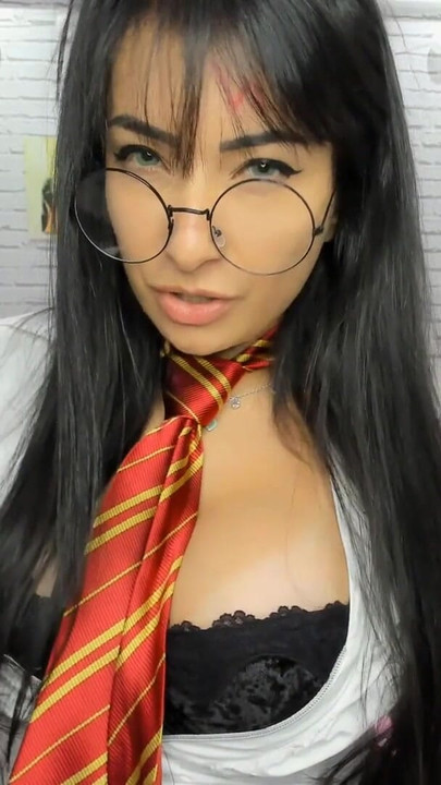 Moment must-see de la "Hogwarts studenta sexy Harry Potter joi masturbare instrucțiuni de ejaculare provocare"