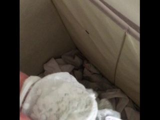 Size 8 wife dirty panties from the laundry basket