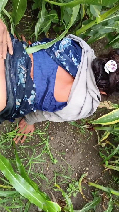 Gaon ka shuddh real desi Makka ki khet ka sexy video bhabhi apni Badi gand Apne devar se marva rahi hai Makka ke khet mein bhabhi ki gand ma | Clip 2