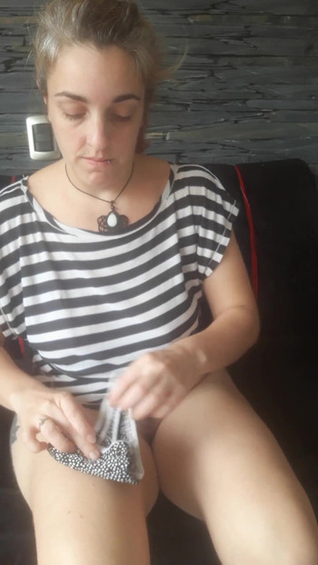 Memorable moment from "rubbing my thongs to make my stepbrother smell them."