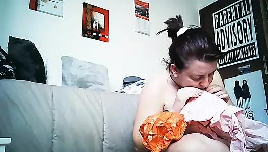 ASMR INFLATION & SOUNDS: Nicoletta, the Inflatable Doll & the Bloated Belly