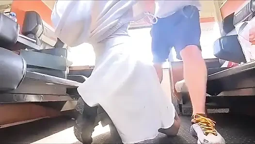 Застукали В Поезде - Минет - Публичный