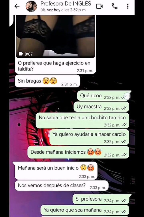 Hot Chat with My Teacher to Pass Her Course - Nati Sweet - Natasha Caseros