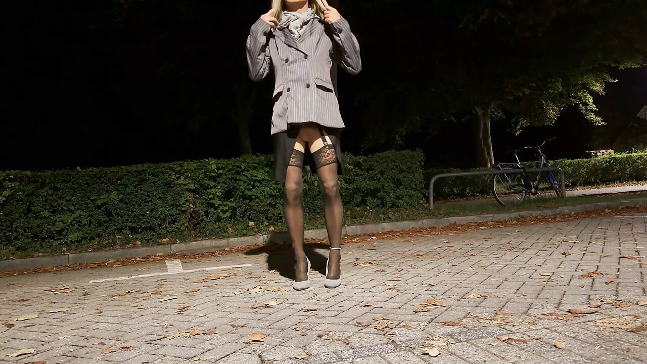 In nylon stockings and business suit I stumble through the night