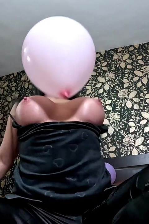 Satin Pajama Balloon Fetish Teasing, Nail Play & Barefoot Balloon Popping