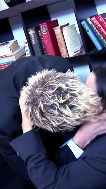 Must-share moment from "Biggest natural Tits Mature Boss caught Fucking in Office and Teen Join in FFM 3Some"