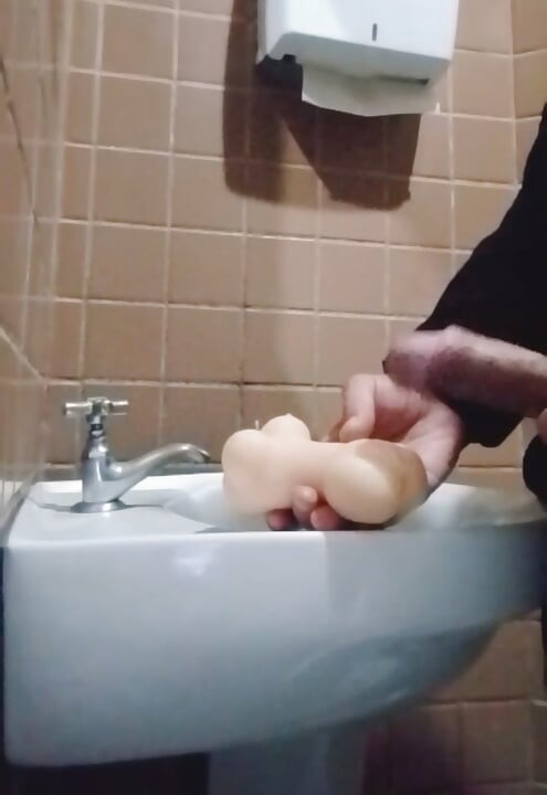 Handjob at work