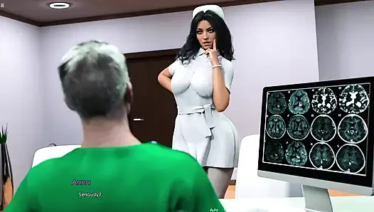 Milf Nurse Giving Handjob To Big Cock Older Patient In Hospital