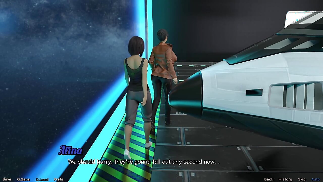 Preso No Espaço - Miranda É Fodida Com força E Ela Adora Cavalgar Meu Grande Pau Branco