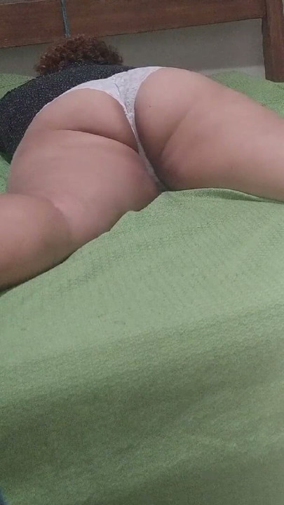 Tying feet and hands of beautiful wife with big white ass | Clip 2