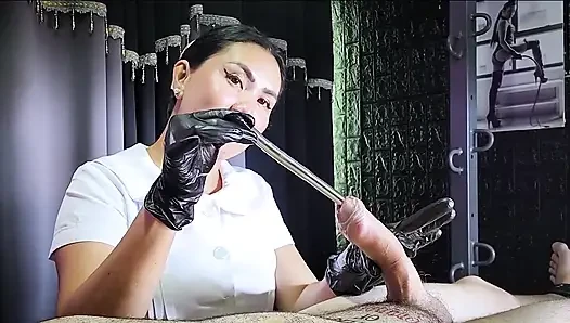 Suara medis DominaFire dan orgasme yang hancur