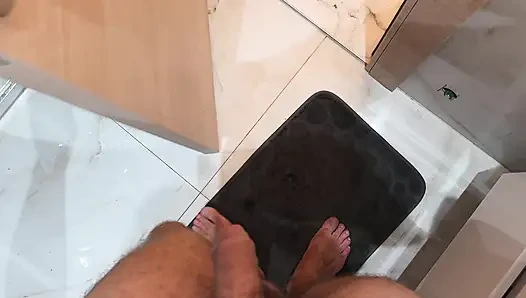 She was getting ready for bed, but I had to fill her with cum