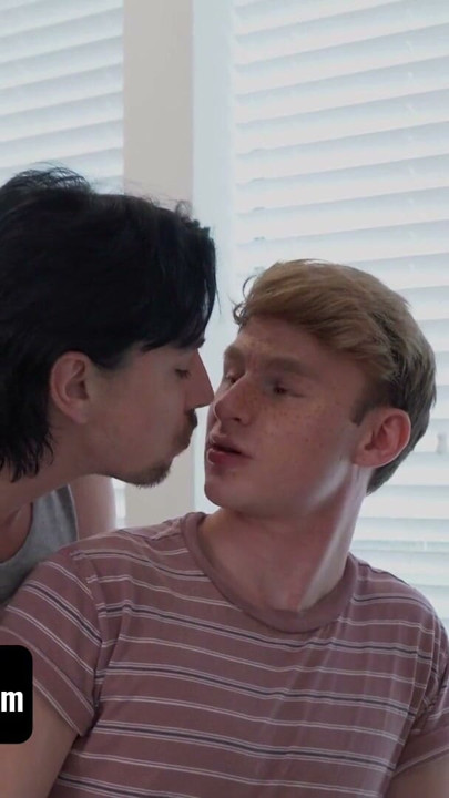 Naughty Stepbro Convinces His Little Stepbrother To Fall On His Knees And Swallow It Whole | Clip 1