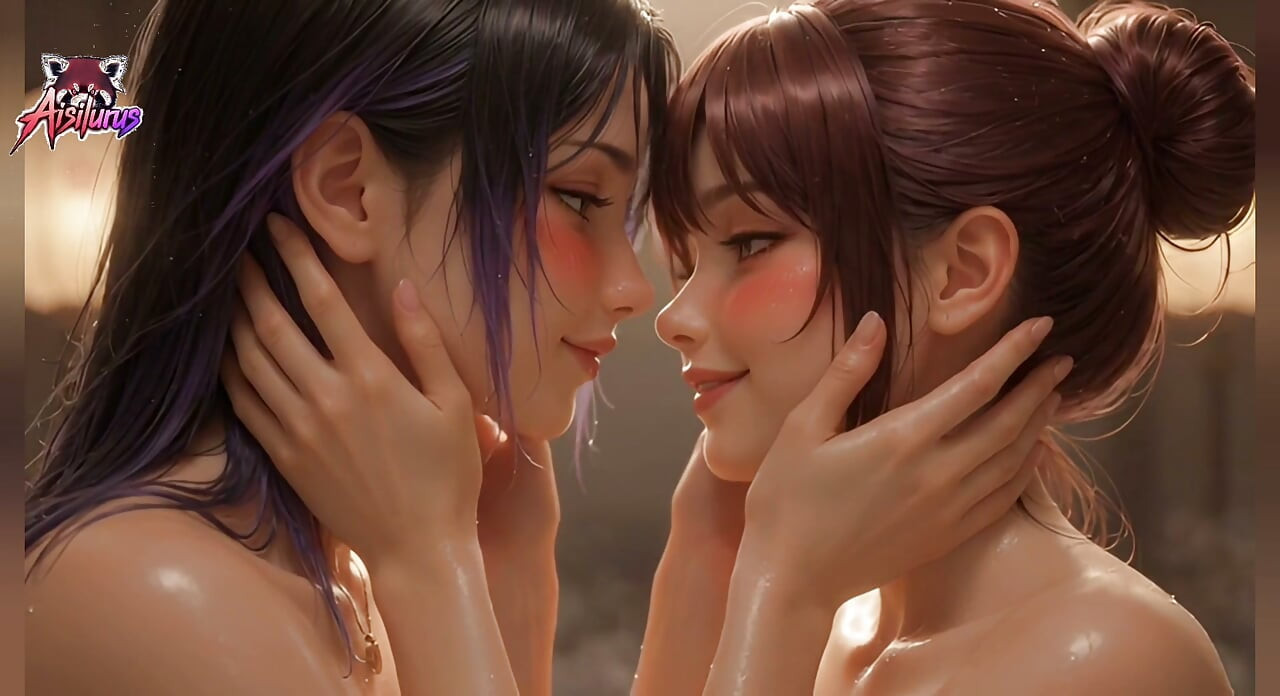 Sensual Onsen Night - Breast Caress & Neck Licking