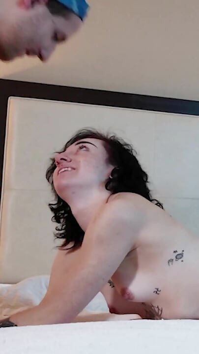 Super Sexy Petite Tatted Teen Sucking Cock - Compilation 1