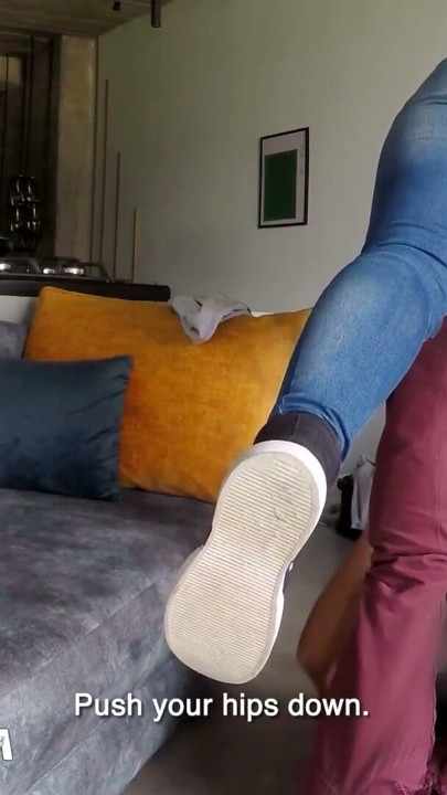 Petite Colombian cutie takes in a huge Gringo dick in the first date! | Clip 1