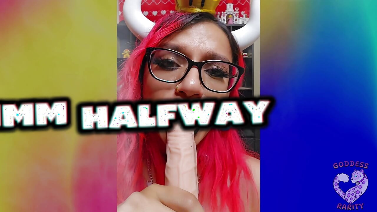 Gudinden Rarity elsker at give Mario en BJ som Bowsette