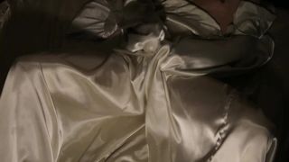 Satin Cock Masturbation