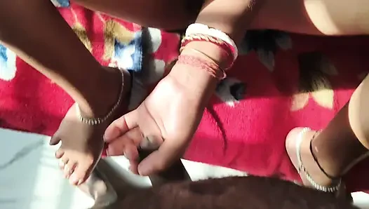 Rekaman seks asli pasangan pernikahan baru di desa India