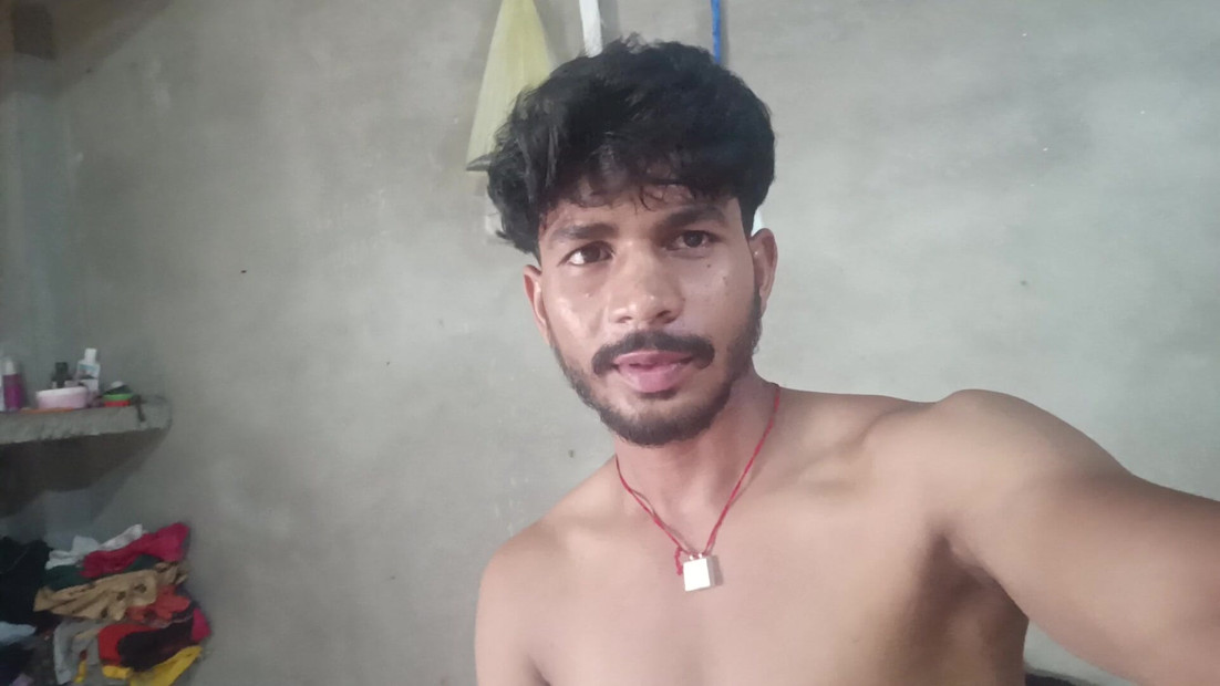 Village Desi boy working day 1