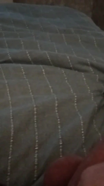 Iconic moment from "My friend's boyfriend is lying in bed jerking his cock while we watch and have an orgasm"