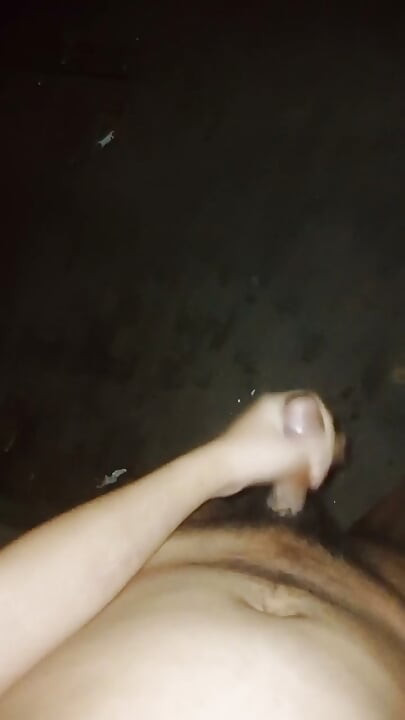 Waiting for Stepdad in the Dark. Cuming on the Street!
